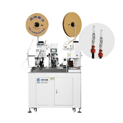 Sello automático sellado impermeable insertar inserción de la máquina de engglización de la terminal tirando de alambre de la máquina de sellado
